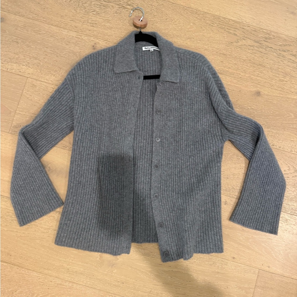 Reformation Fantino Cashmere Collared
Cardigan